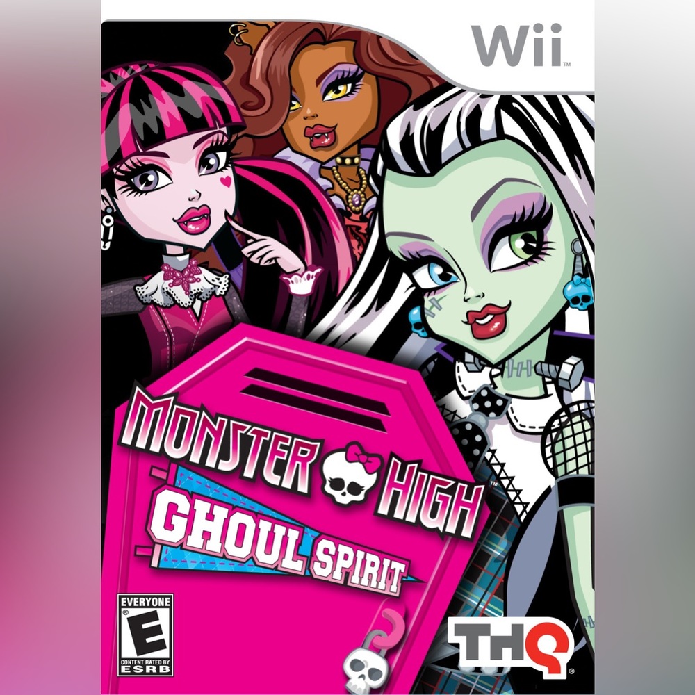 Monster High Ghoul Spirit Nintendo Wii video game.